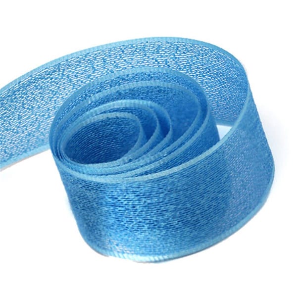 Toys4.0 1.5 in. 50 Yards Evergrain Ribbon, Island Blue TO2635854 - main